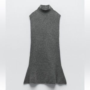 Short skater sweater dress